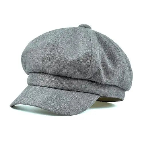 Newsboy Thin Cap Cotton Linen Beret Hats