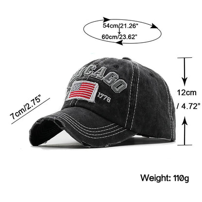 2022 High Quality Brand Washed Cotton Cap For Men Women