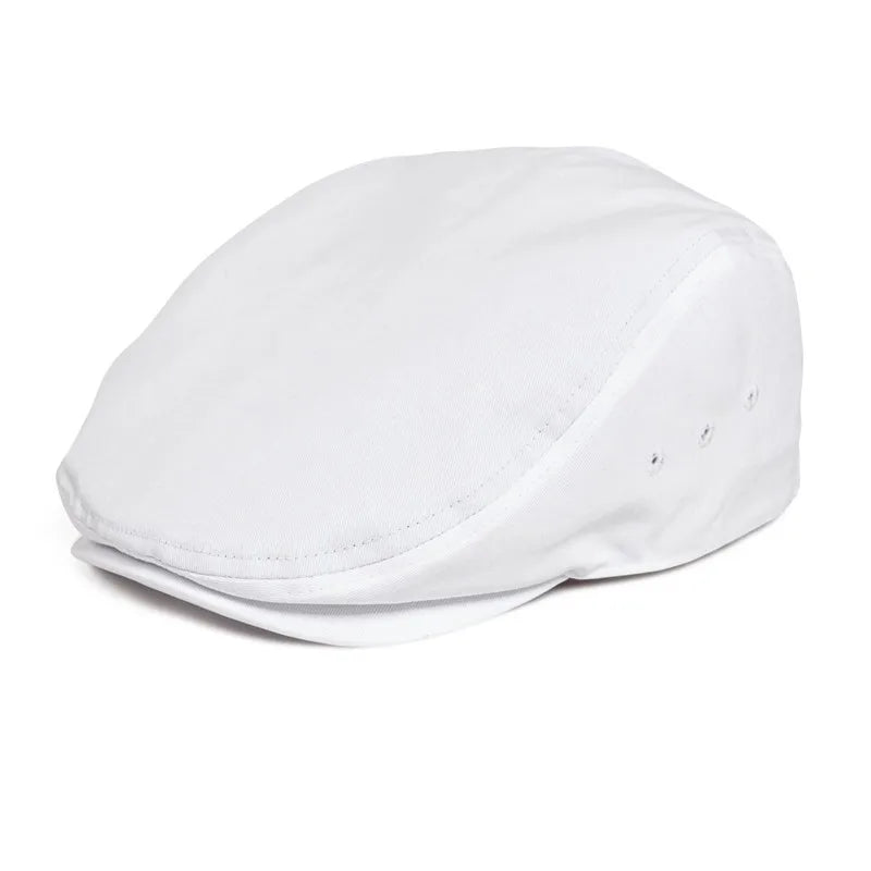 Summer Airhole Flat Cap Men Cotton Driver Hat Newsboy Caps