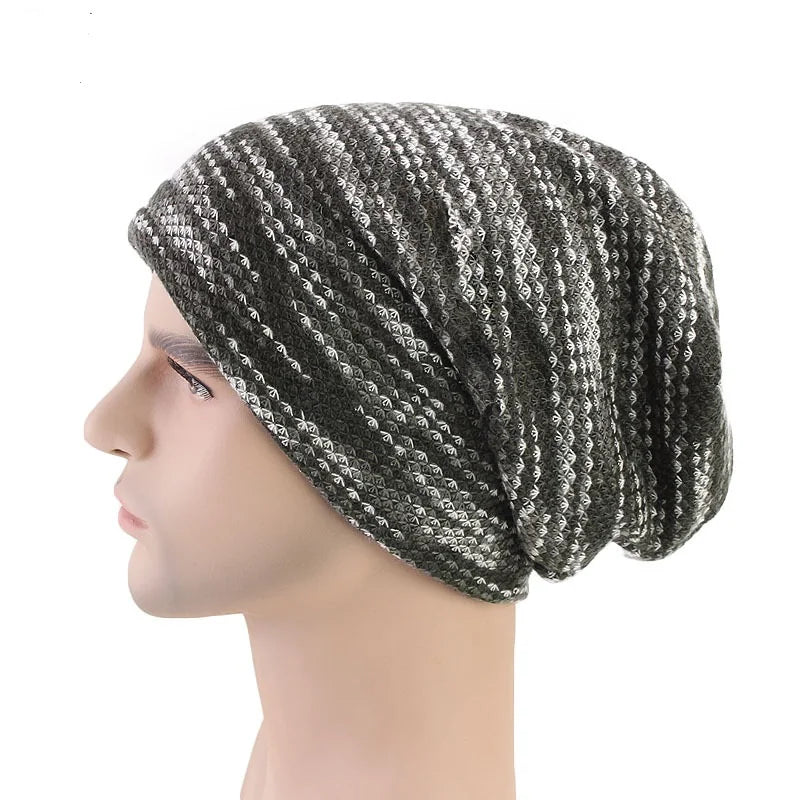 Double Fabric Winter Warm Beanies For Women And Men Unisex