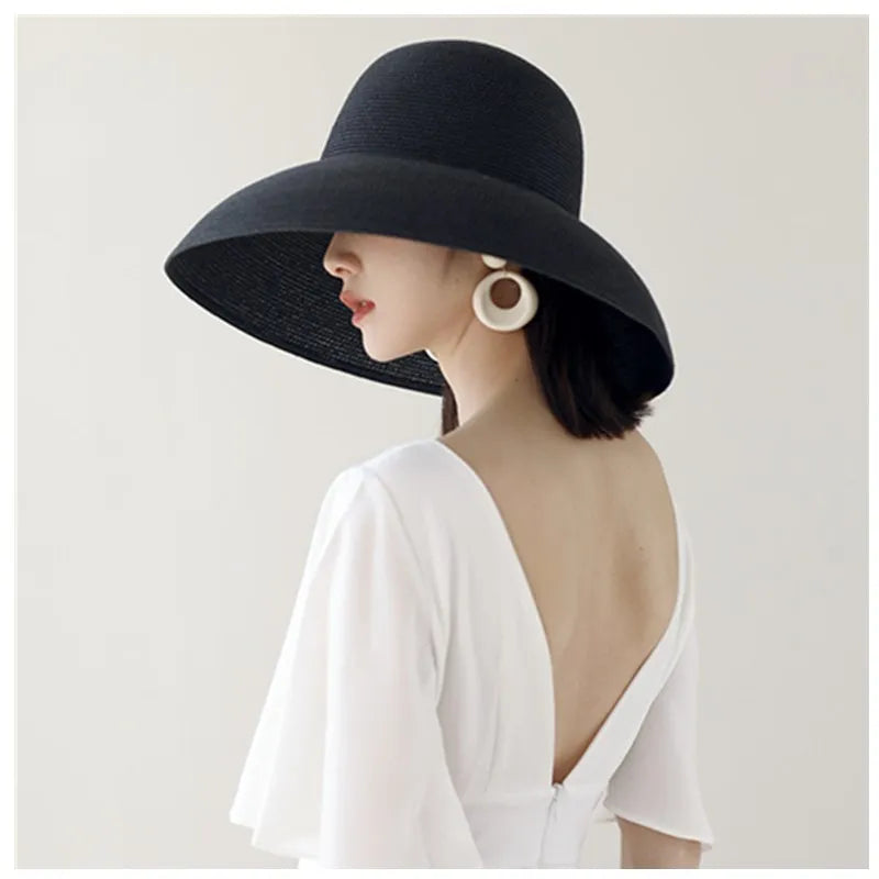 Summer Hat New Female Sun Hat Folding Beach Hat