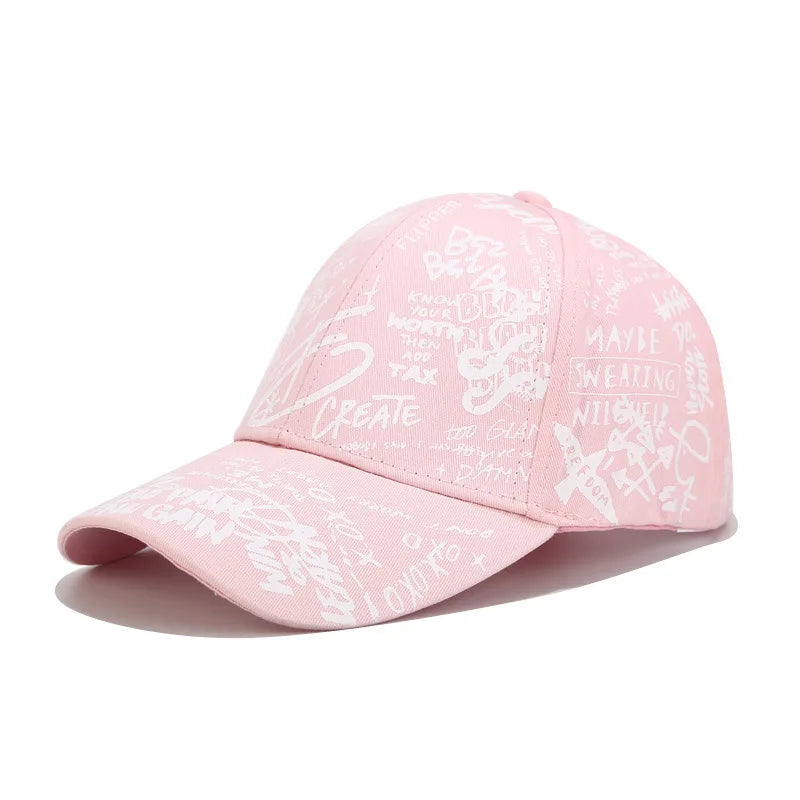 Korean Version of The Graffiti Personality Baseball Hat Tide Men and Women