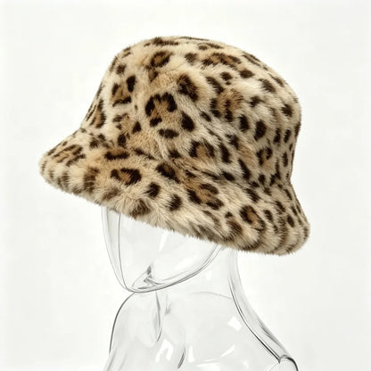Outdoor Breathable Warm Windproof Faux Fur Fisherman Bucket Hat