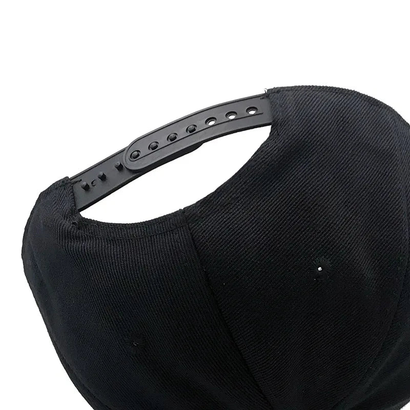 Large Eyes Prints Embroidery Wing Pattern Venom Unisex Hip Hop Caps