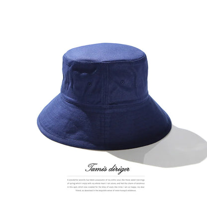 High Quality Soft Cotton Large Fishing Sun Cap Women Beach Bucket Hat Dad