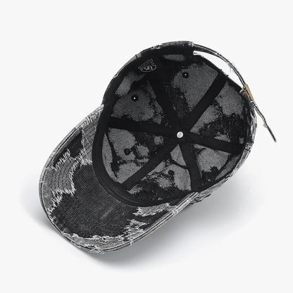 Spring/Summer American-Style Tie-Dye Vintage Pattern Baseball Cap