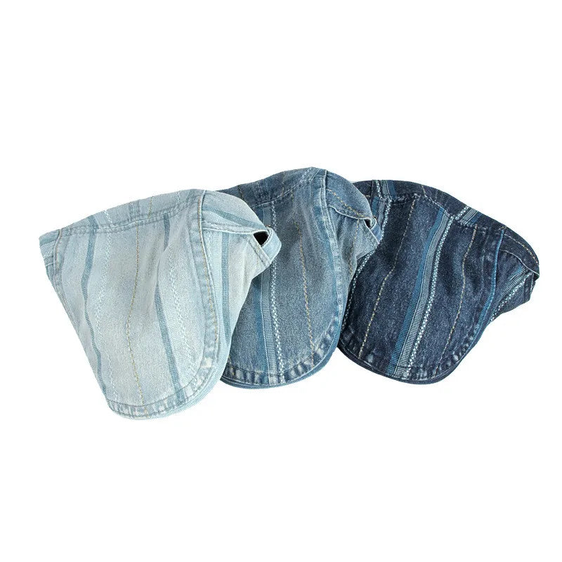 Four Seasons Cotton Solid Color Newsboy Caps