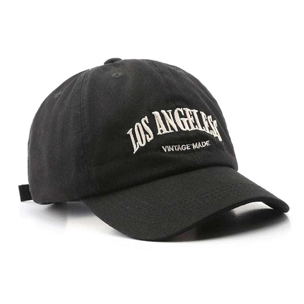 Vintage Letter Green Denim Hats For Men Women