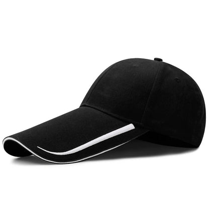 14cm Long Visor Large Head Man Big Size Causal Peaked Hats