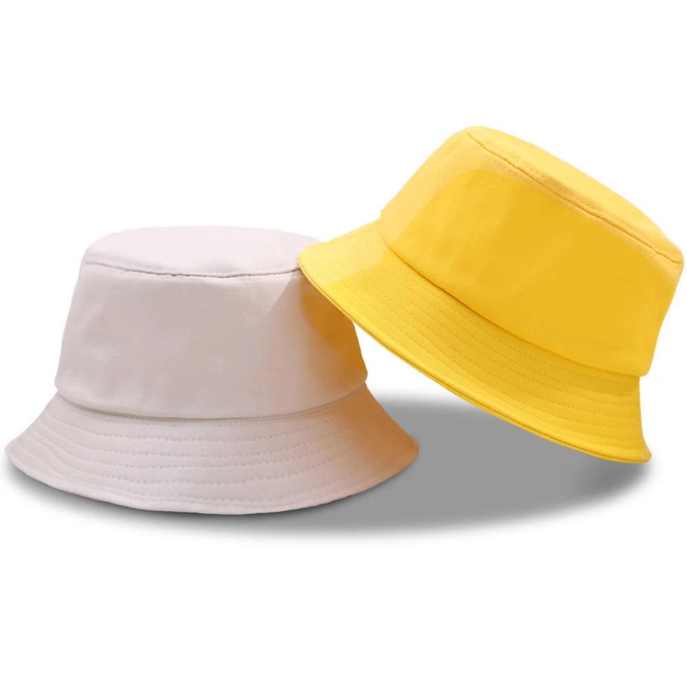 Fashion Letter 23 Print Bucket Hat Unisex Summer Beach Panama Hats