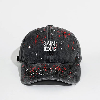 Painting Printing Baseball Cap Cool Stylish Design Stone Washed Dad Caps