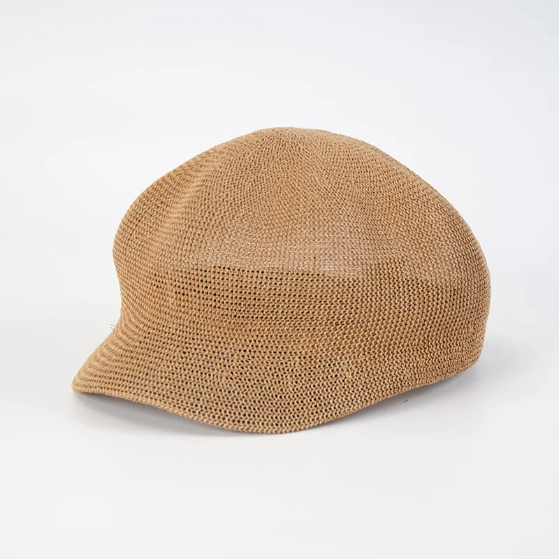 Octagonal Beret Women Sun Hat Painter Hat Outdoor