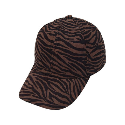 Leopard Zebra Pattern Adjustable Sun Protection Dad Hat