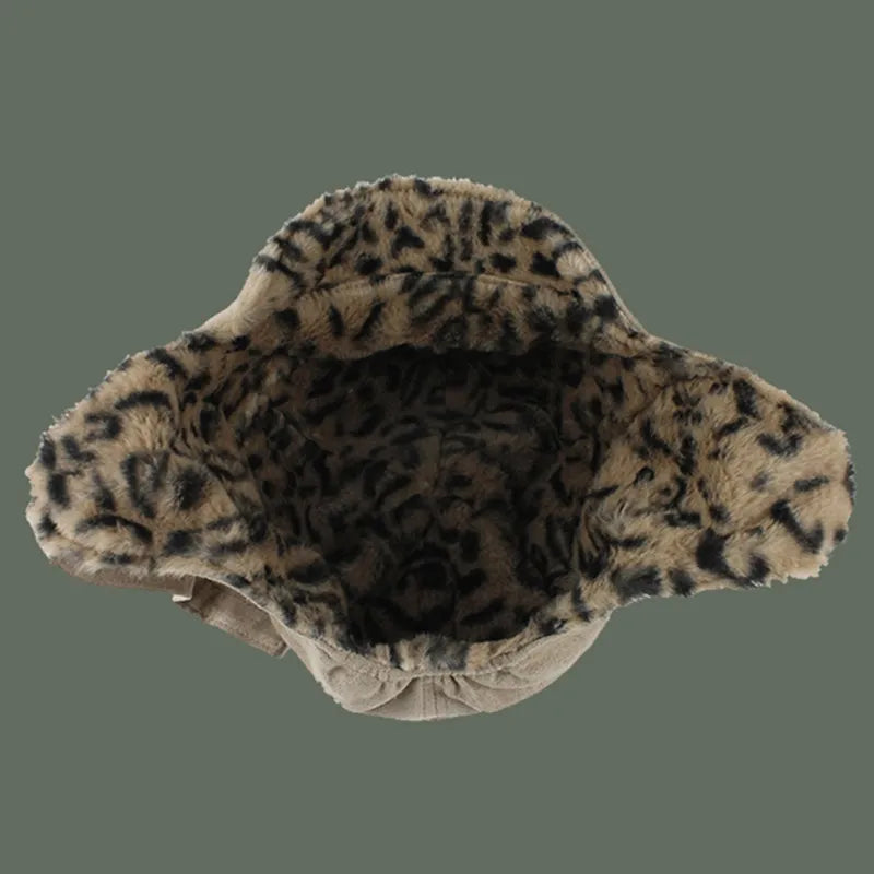 Winter Men Women Plus Velvet Warm Bomber Hats