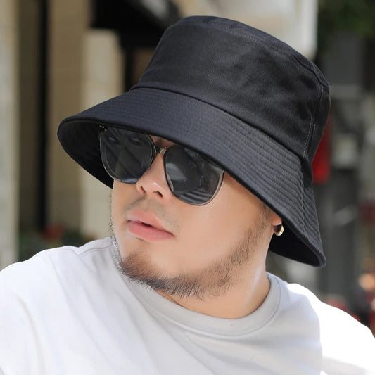 Big Head Man Large Size Sun Hat Women Summer Fisherman Hat