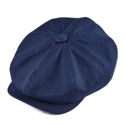 Newsboy Cap Men's Twill Cotton Eight Panel Hat