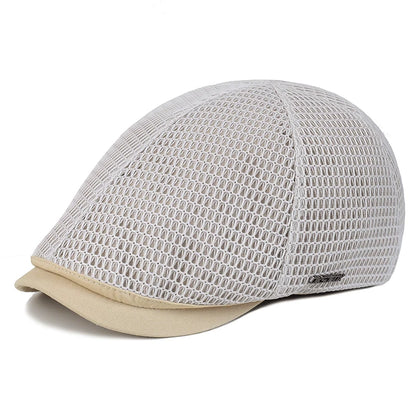 New Mesh Newsboy Caps Summer Men Women Hats