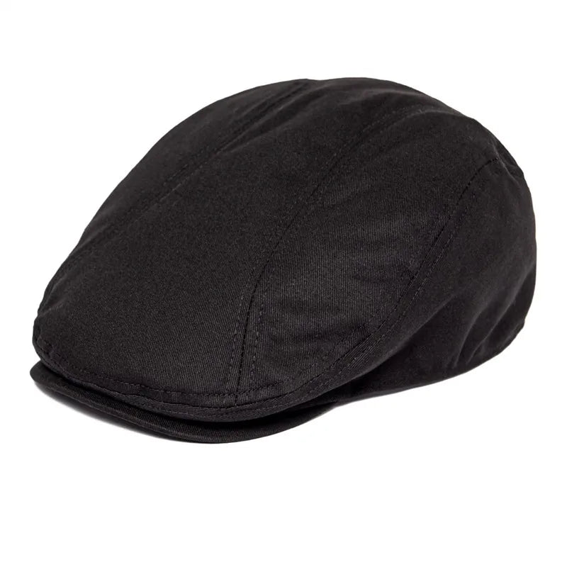 Twill New Flat Cap Men 100% Cotton Ivy Caps Golf Baker Boy Hat