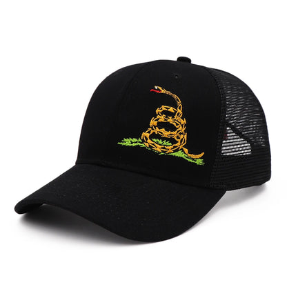Women Men Black White Summer Baseball Cap Mesh Snapback Dad Hats