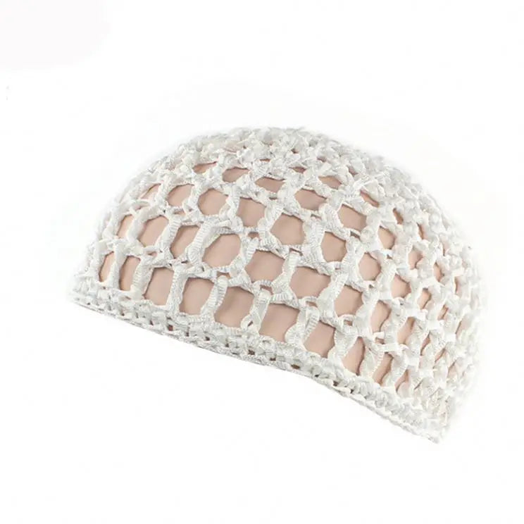 Women's Hair Decoration Manual Crochet Net Cover Hair Net Cap