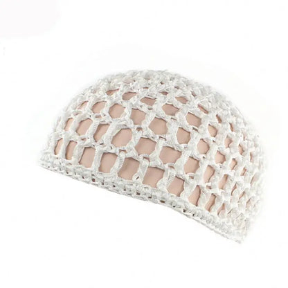 Women's Hair Decoration Manual Crochet Net Cover Hair Net Cap