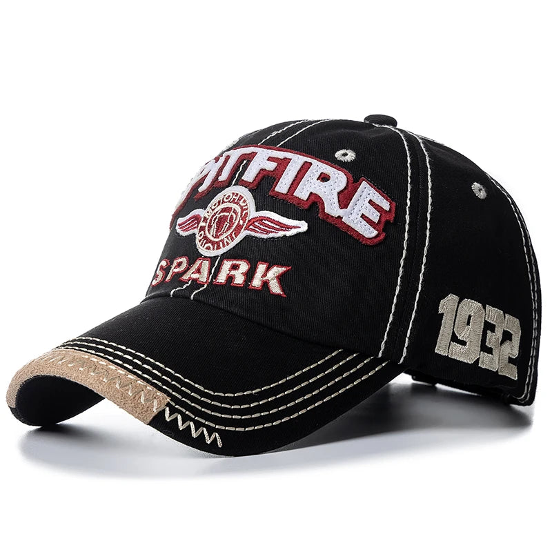 Unisex Cap Letter Embroidery Cotton Baseball Cap