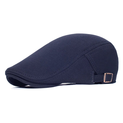 Cotton Adjustable Newsboy Caps Men Woman Casual Beret