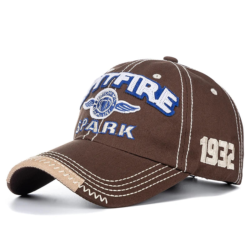 Unisex Cap Letter Embroidery Cotton Baseball Cap