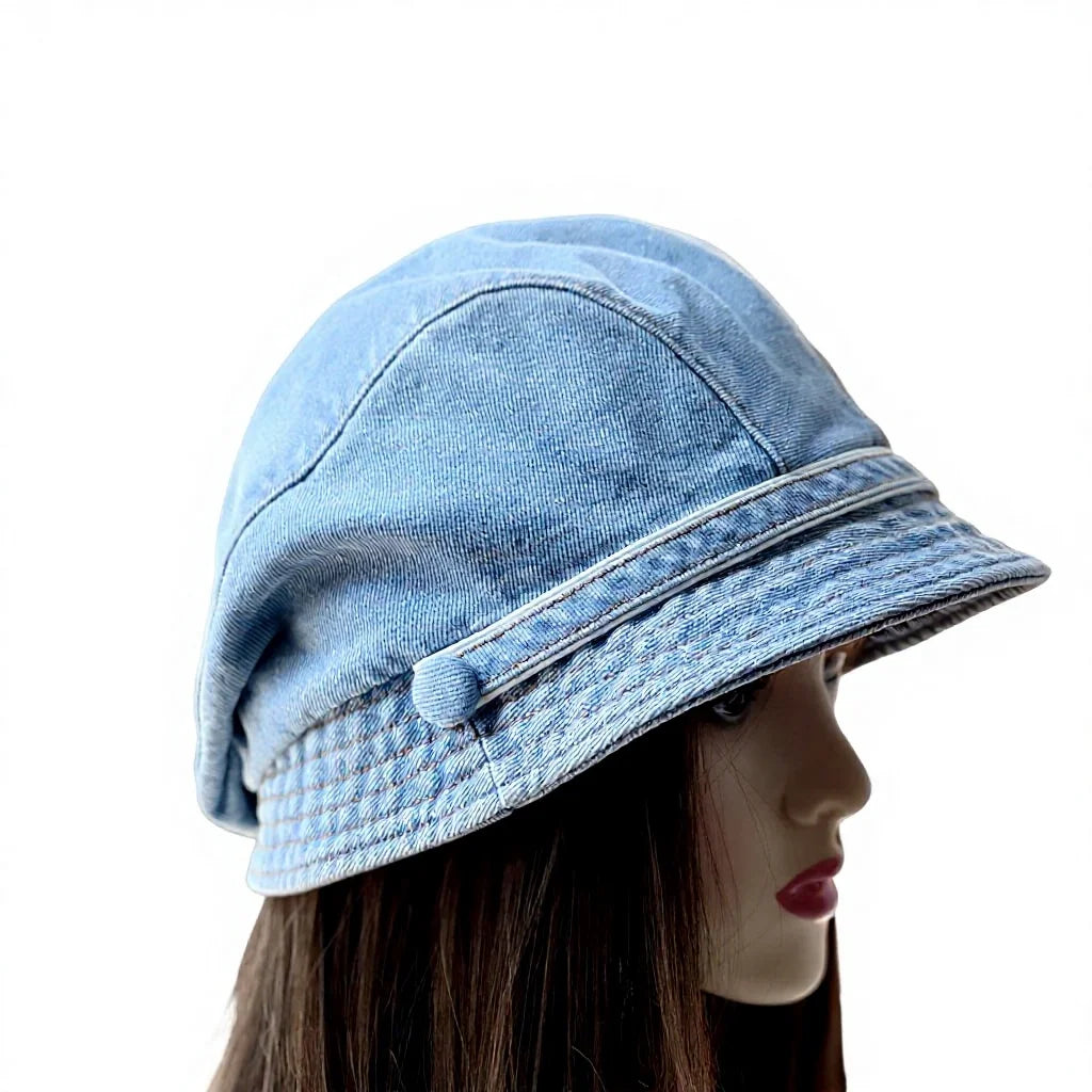 New Autumn Winter Denim Versatile Fisherman Hat