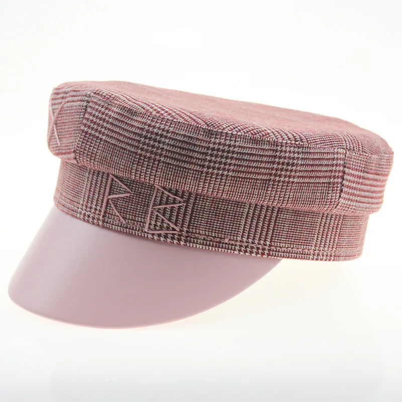 New Diamond Letter Newsboy Caps Women