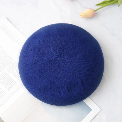 New Summer Solid Color Japan Style Beret Female