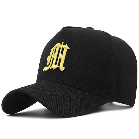 5 Panel Baseball Cap Male Cotton Sun Caps Hiphop Hat Big Size Sport Hats