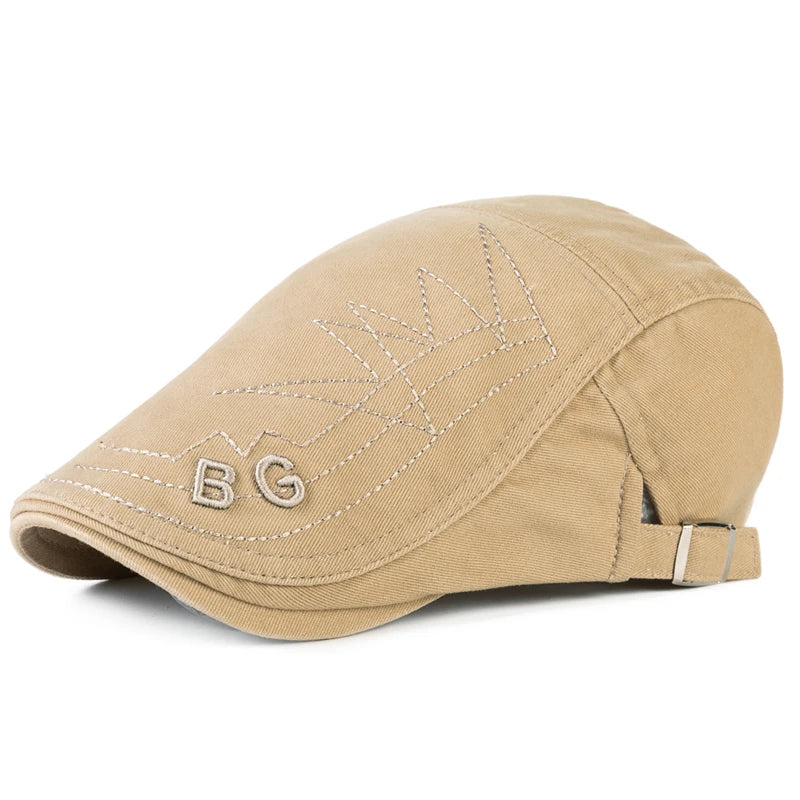 Men's Berets Cotton Newsboy Cap Vintage