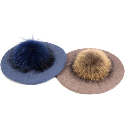 Fashion Elegant Sweet Women Beret Warm Winter Autumn Hat Lovely Ladies Party Hats