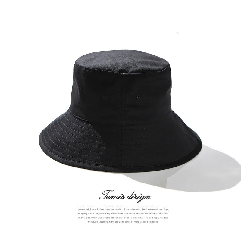 High Quality Soft Cotton Large Fishing Sun Cap Women Beach Bucket Hat Dad