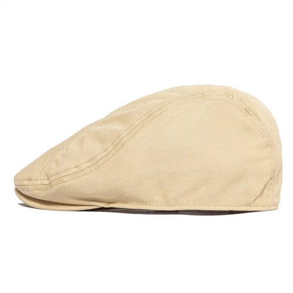 Twill New Flat Cap Men 100% Cotton Ivy Caps Golf Baker Boy Hat
