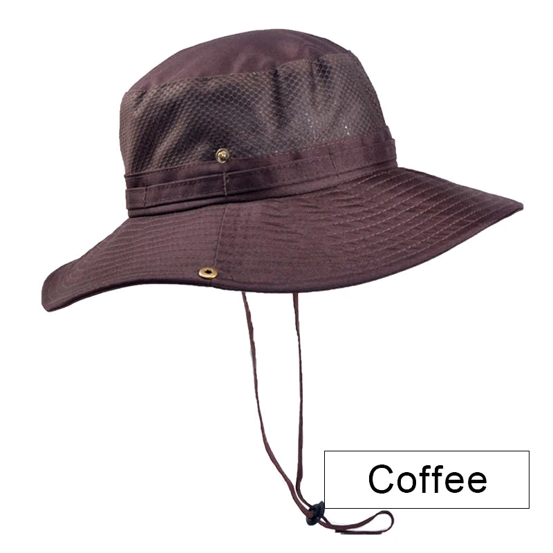 K31 Men's Hat Panama Bucket Hat Outdoor Sun Protection Hats For Men