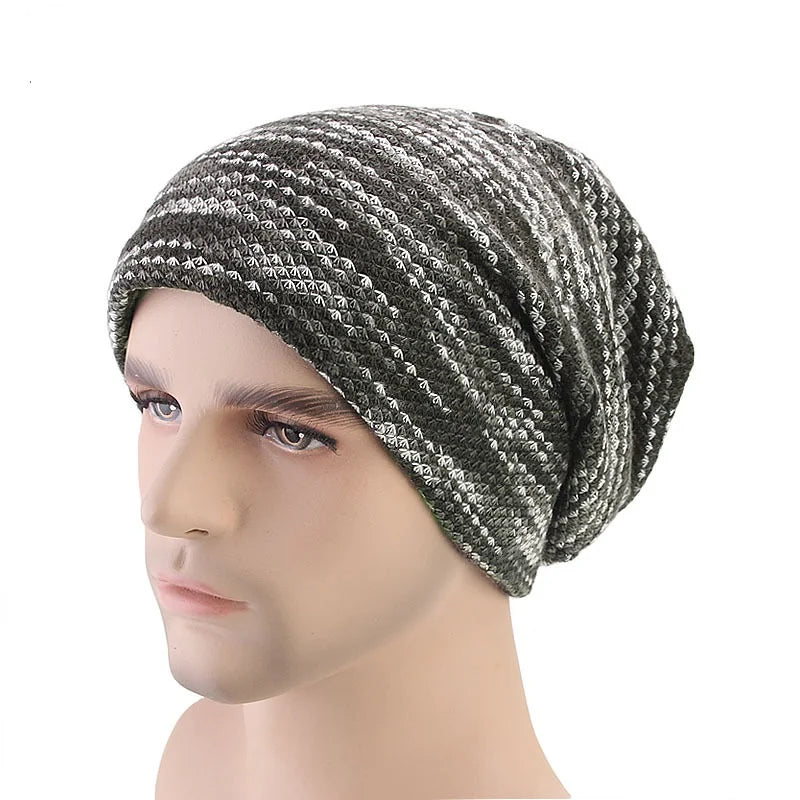 Double Fabric Winter Warm Beanies For Women And Men Unisex