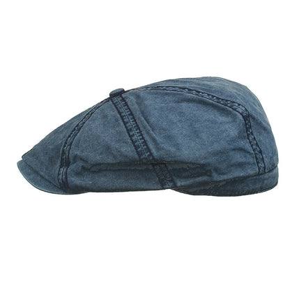 Painter Denim Material Star Anise Berets Unisex