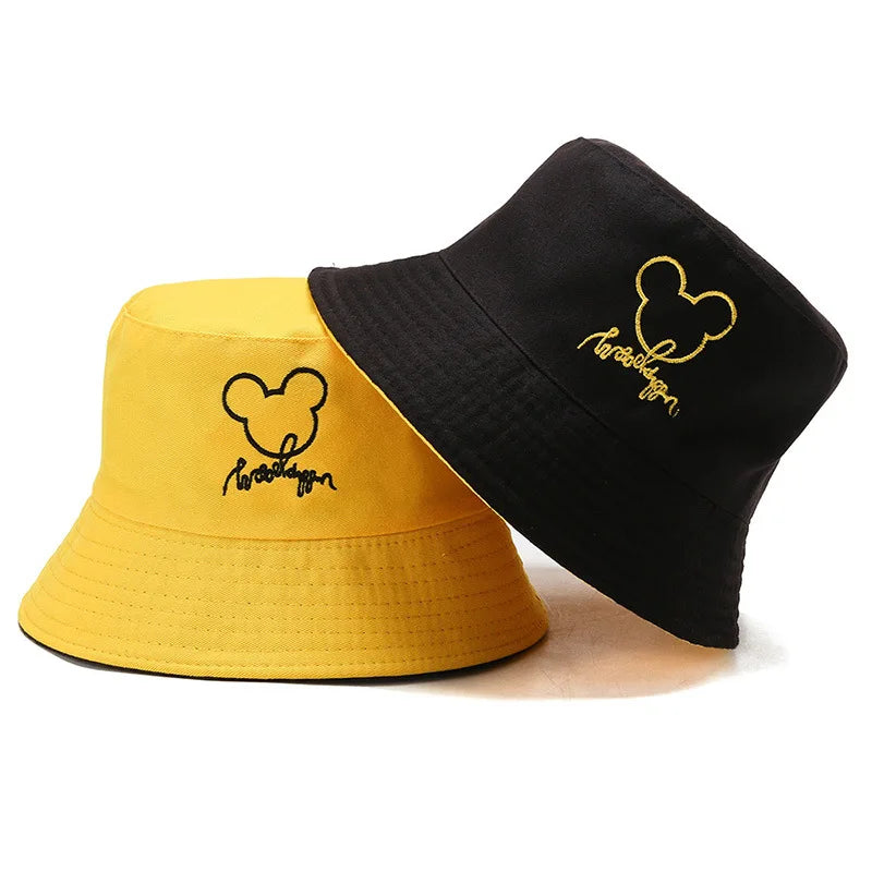 Double-Sided Yellow Duck Bucket Hats