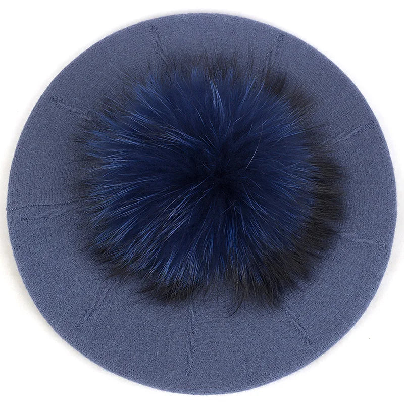 Fashion Elegant Sweet Women Beret Warm Winter Autumn Hat Lovely Ladies Party Hats