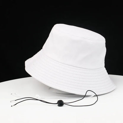 High Quality 100% Cotton Bucket Hat Women Summer Sun Caps Big Size Cap