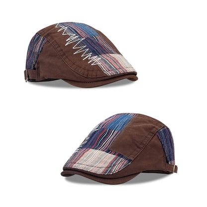 Vintage Hat Men's British Beret Casual Versatile Baseball Cap