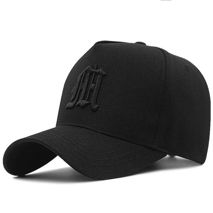 5 Panel Baseball Cap Male Cotton Sun Caps Hiphop Hat Big Size Sport Hats