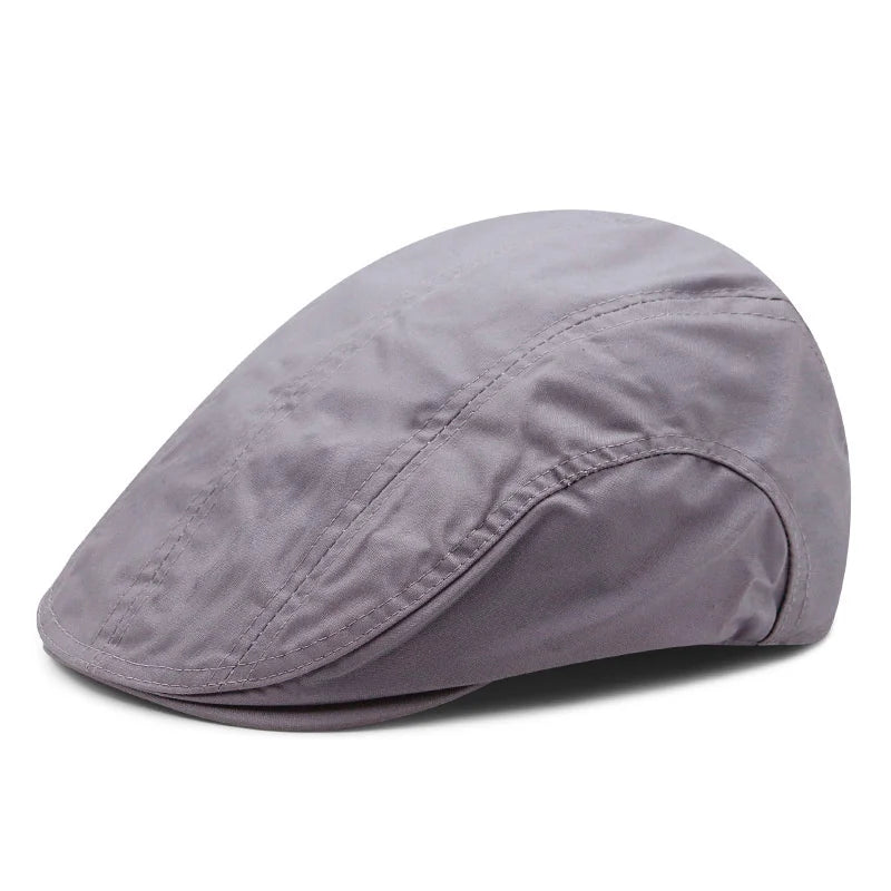Spring And Summer Cotton Back Wear Ivy Hat For Lady Big Head Man
