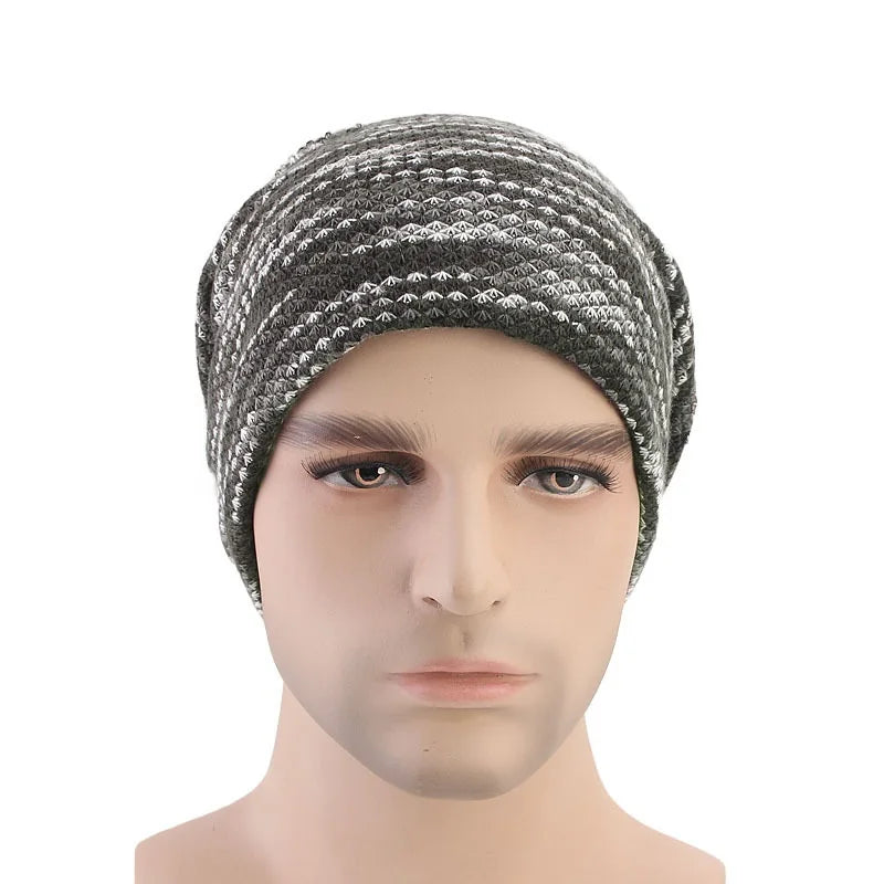 Double Fabric Winter Warm Beanies For Women And Men Unisex