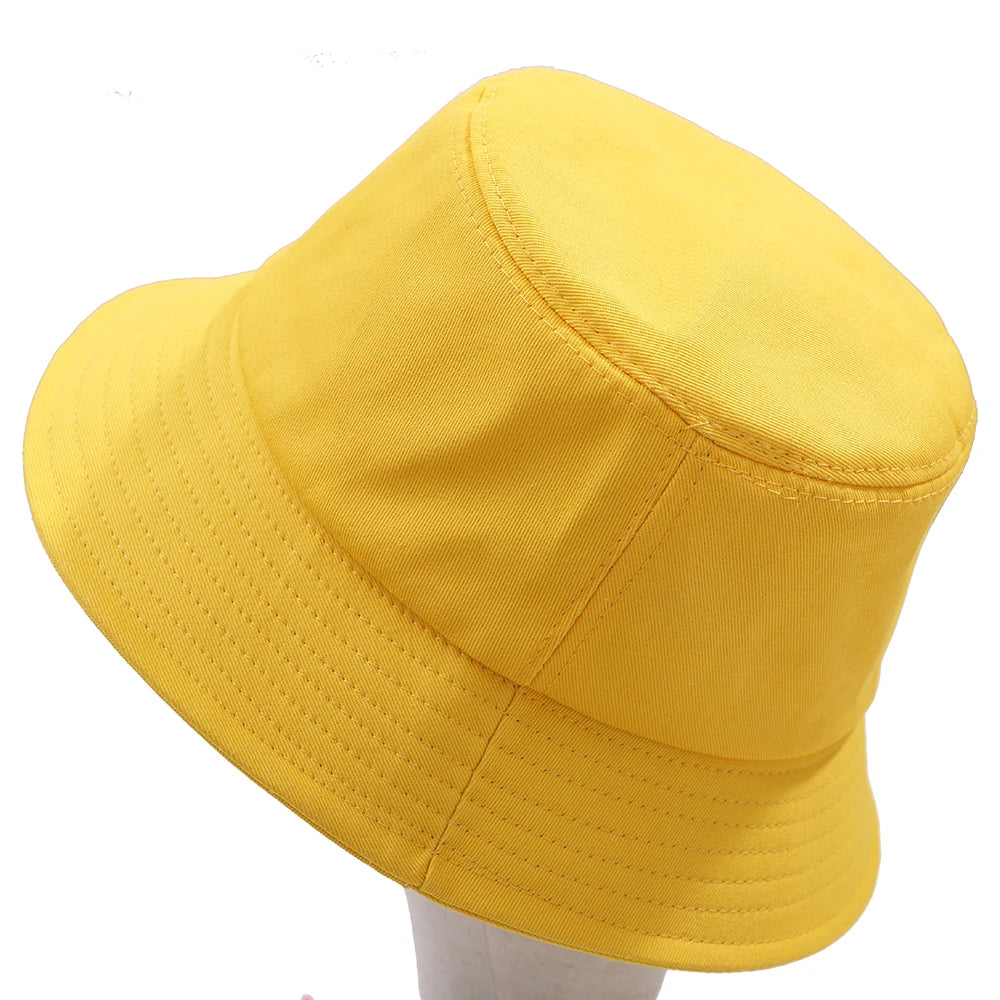 Fashion Letter 23 Print Bucket Hat Unisex Summer Beach Panama Hats