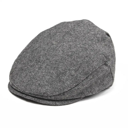 Kids Flat Caps Herringbone Woolen Tweed Small Size Boy Girl Newsboy Caps