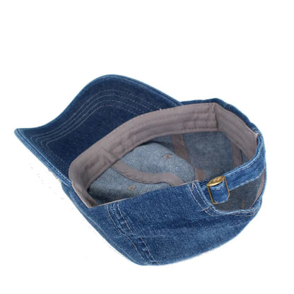 Washed Denim Jeans Men Baseball Cap Women Snapback Hats