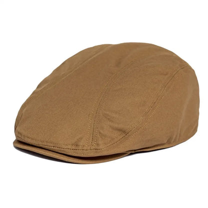 Twill New Flat Cap Men 100% Cotton Ivy Caps Golf Baker Boy Hat